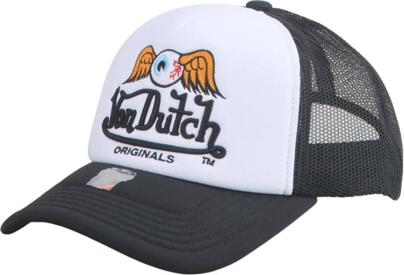 Von Dutch Originals Trucker Foam Flying Eyeball Unisex Caps zwart Maat ONE SIZE Accessoires - Foto 4