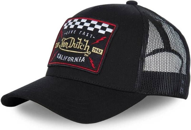 Von Dutch Pet Zwart Heren
