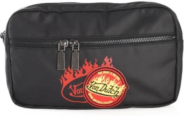 Von Dutch Karma Heuptas Zwart Leer Black Heren