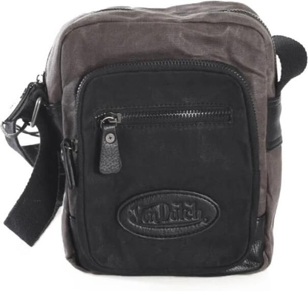 Von Dutch Kiddy Schoudertas Zwart Gray Heren