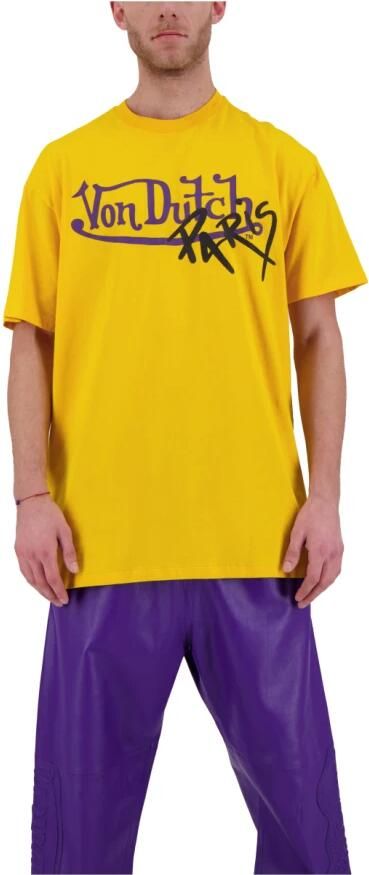 Von Dutch Laurenz T-Shirt Comfortabel en stijlvol Yellow