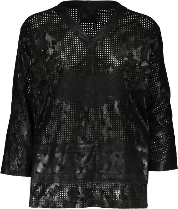 Von Dutch Leelee Lange Mouw Lifestyle T-shirt Black - Foto 3