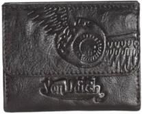 Von Dutch Leren Portemonnee Wekelijks Model Bruin Brown Unisex - Foto 4