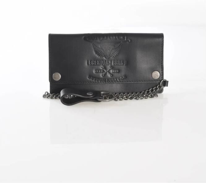 Von Dutch Stevige leren portemonnee Zwart Black - Foto 3