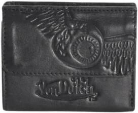 Von Dutch Zwarte leren portemonnee Wekelijkse editie Black Unisex - Foto 4