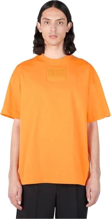 Vtmnts T-shirts Oranje Heren