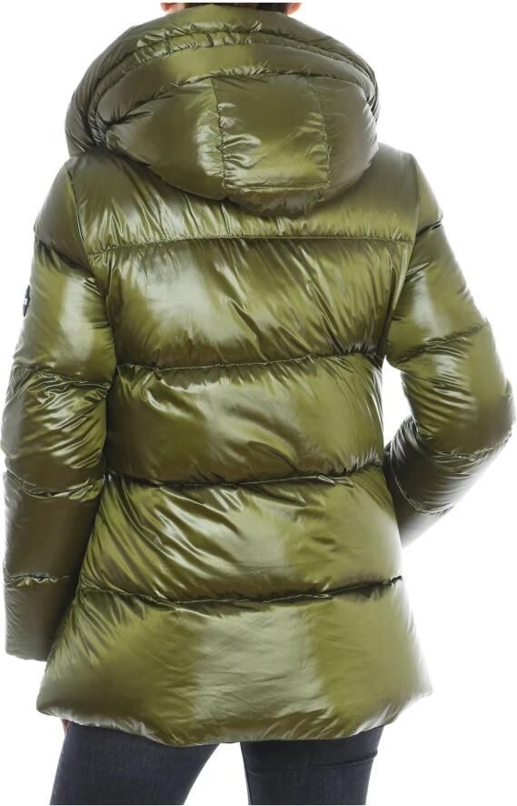 Vuarnet Gewatteerde Hoodie met Rits Green Dames - Foto 2