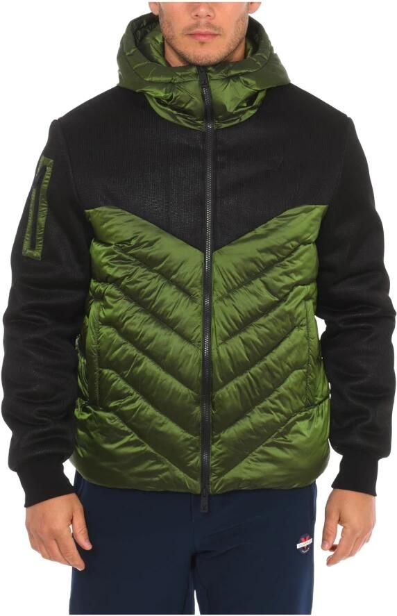 Vuarnet Gewatteerde Hoodie met Rits Green Heren - Foto 2