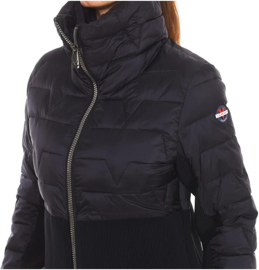 Vuarnet Gewatteerde jas met hoge kraag Black Dames