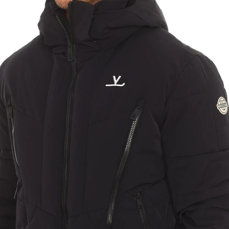 Vuarnet Ski Jas met Afneembare Capuchon Black Heren
