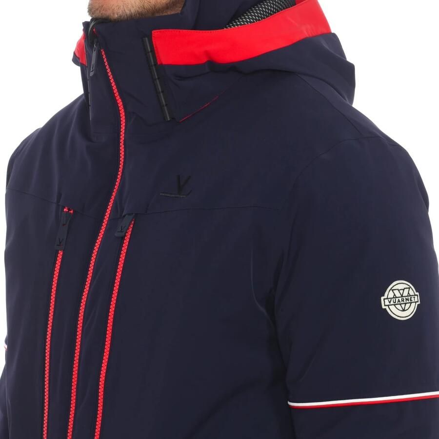 Vuarnet Ski Jas Waterdicht Ademend Capuchon Blue Heren