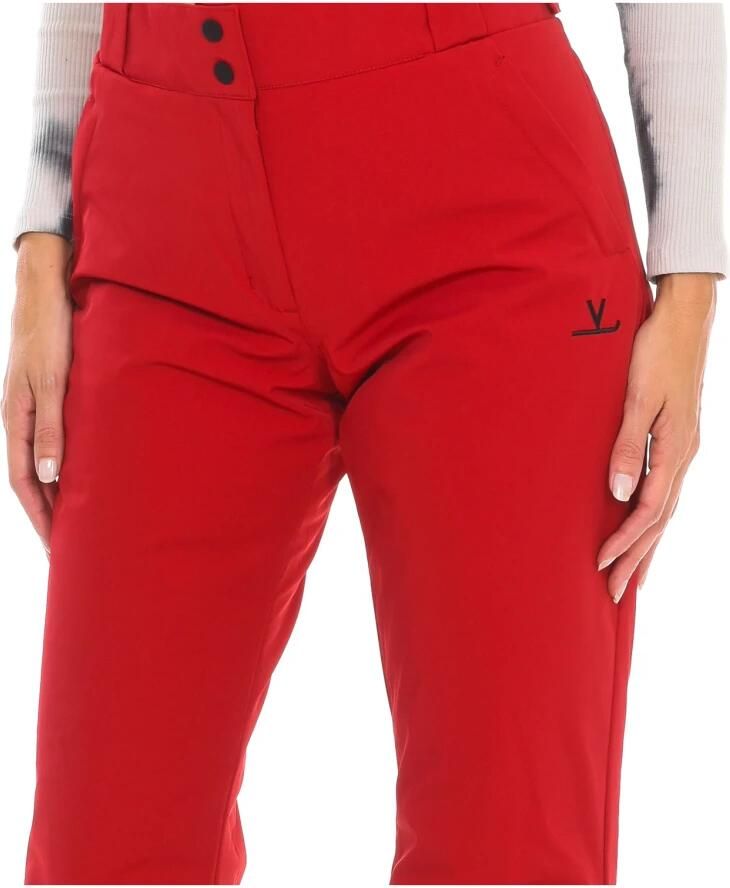 Vuarnet Verstelbare Ski Broek met Ritssluiting Red Dames
