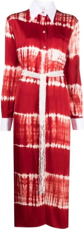 Wales Bonner Midi Dresses Rood Dames