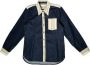 Wales Bonner Miles denim Overhemd Blauw Heren - Thumbnail 1