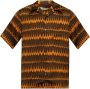 Wales Bonner Bruine Rhythm Shirt met Oranje Patroon Brown Heren - Thumbnail 1
