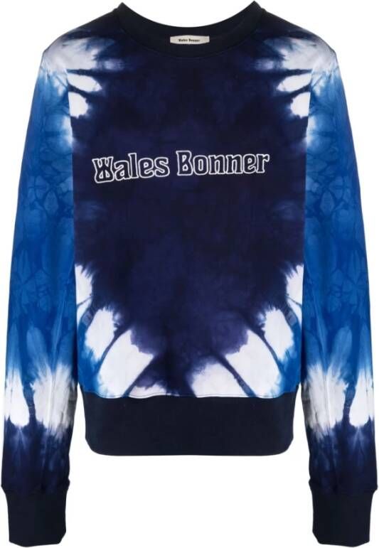 Wales Bonner Sweatshirt Blauw Heren