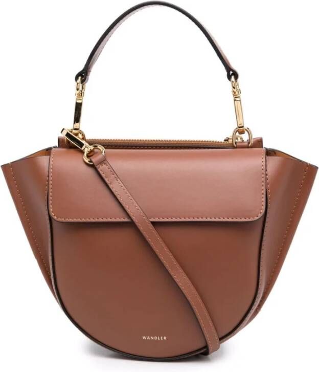 Wandler Hortensia mini leather bag Bruin Dames