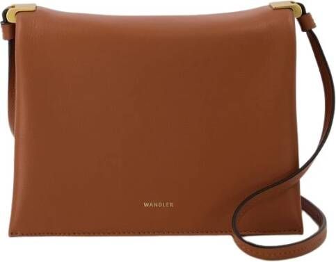 Wandler Uma boxtas in bruin leer Bruin Dames