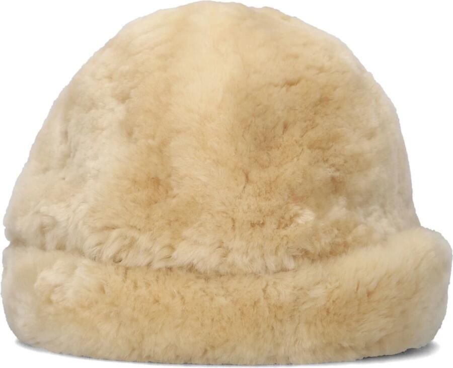 Warmbat Jaylene Hat Stijlvolle Merino wollen hoed Beige Dames - Foto 4