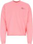 We11Done Roze katoenen oversized t-shirt Roze Dames - Thumbnail 1