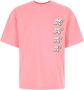 We11Done Roze katoenen oversized t-shirt Roze Dames - Thumbnail 1