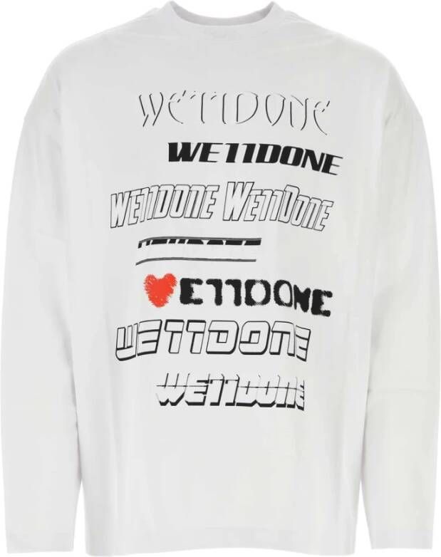 We11Done Sweatshirts Wit Heren