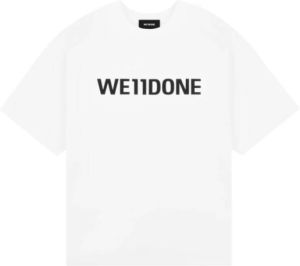 We11Done T-shirts Wit Heren