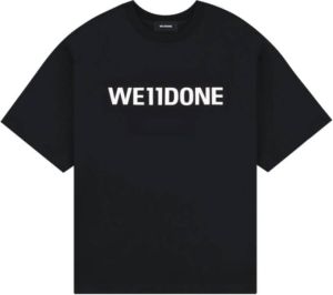 We11Done T-shirts Zwart Heren