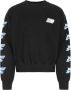 We11Done Zwart katoen oversize sweatshirt Zwart Heren - Thumbnail 1