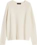 Max Mara Weekend Gezellige Alpaca Blend Trui Beige Dames - Thumbnail 1