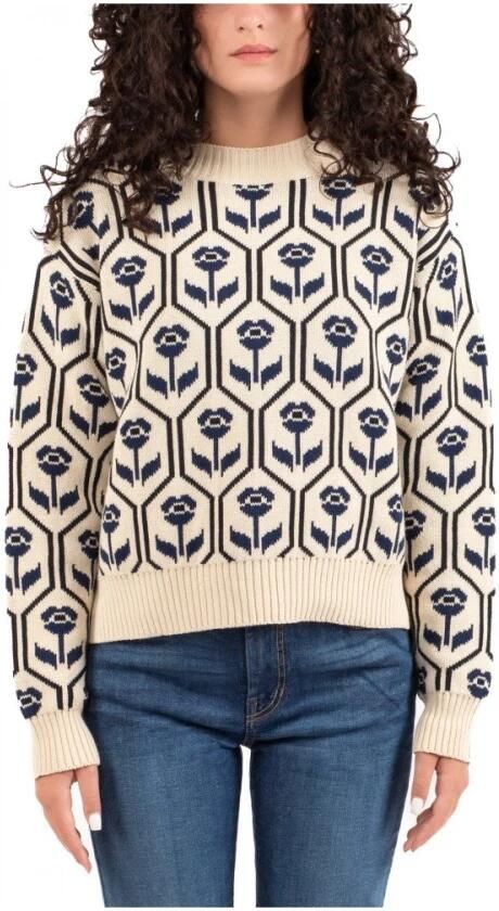 Max Mara Weekend Katoenen Diamant Bloemenpatroon Top Multicolor Dames - Foto 5