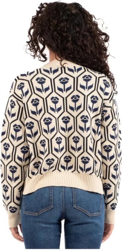 Max Mara Weekend Katoenen Diamant Bloemenpatroon Top Multicolor Dames - Foto 7