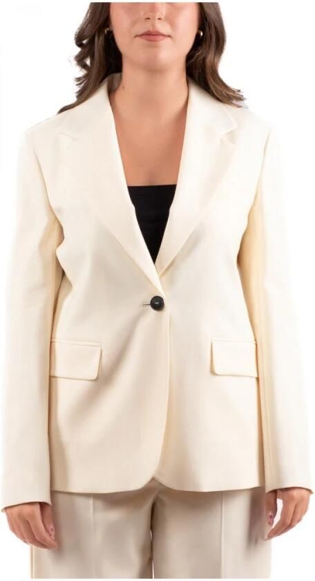 Weekend Max Mara Blazer met paspelzak op de borst model 'LAMINE' - Foto 3
