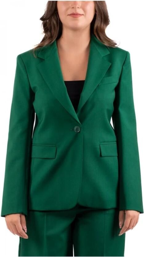 Weekend Max Mara Blazer met paspelzak op de borst model 'LAMINE' - Foto 3