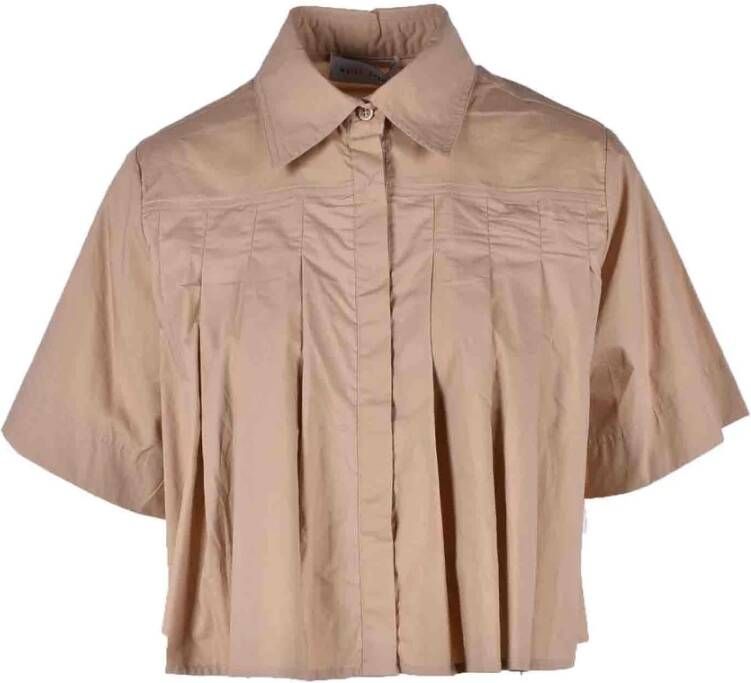 Weili Zheng Shirts Bruin Dames