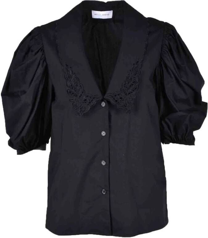 Weili Zheng Shirts Zwart Dames