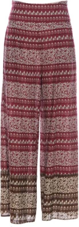 Weili Zheng Swzpl87 Trousers Rood Dames