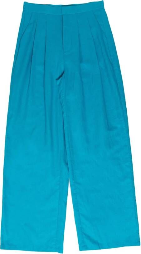 Weili Zheng Wide Trousers Blauw Dames