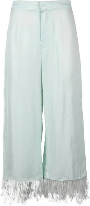 Weili Zheng Wide Trousers Groen Dames