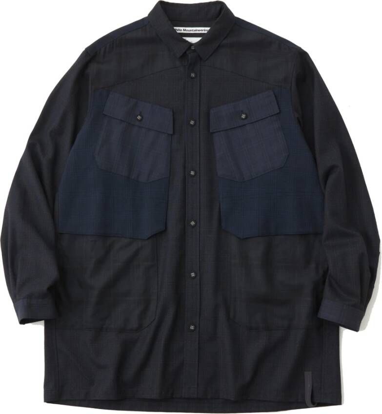 White Mountaineering Shirts Blauw Heren
