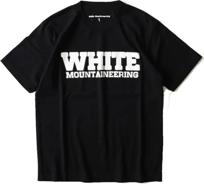 White Mountaineering T-Shirts Zwart Heren