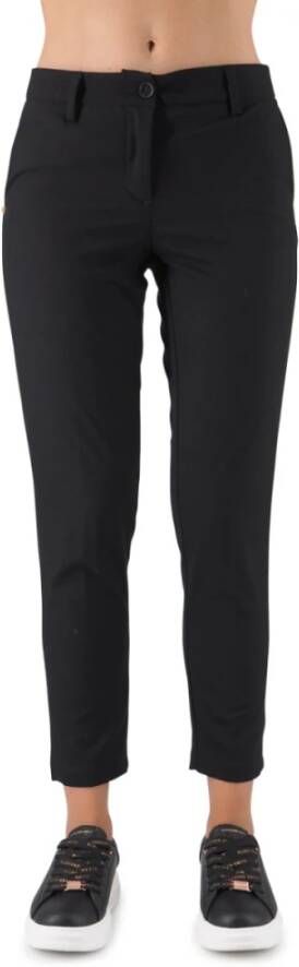 White Sand Audrei Chino Broek Zwart Dames