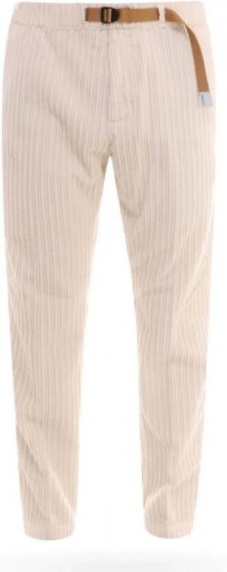 White Sand Trousers Wit Heren