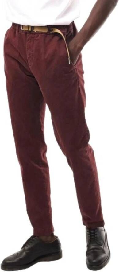 White Sand Trousers Rood Heren