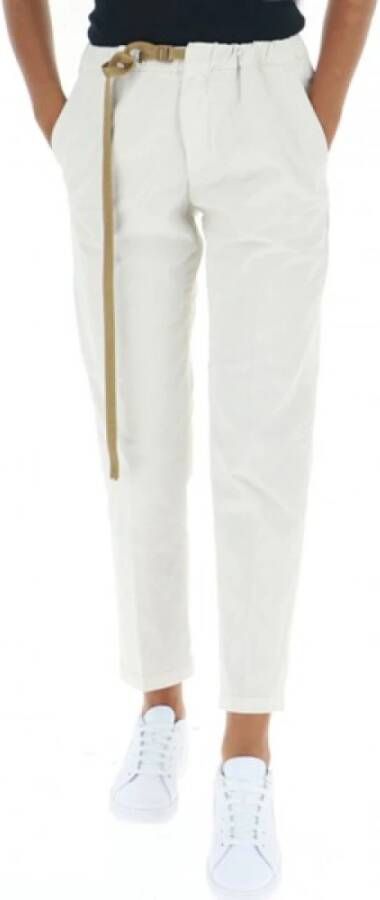 White Sand Trousers White Heren