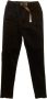 White Sand Heren Zwarte Katoenen Broek 2023 Herfst Winter Black Heren - Thumbnail 1