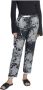 White Sand Marylin Bandana -broek met trekkoord Zwart Dames - Thumbnail 1