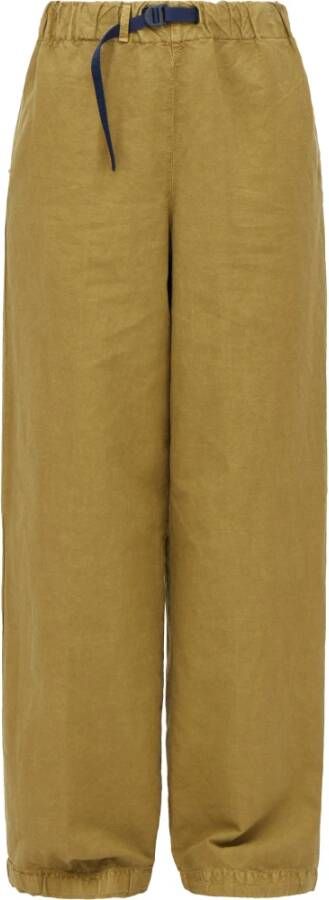 White Sand Paleistanks gemaakt van katoen-hemp mix Groen Dames