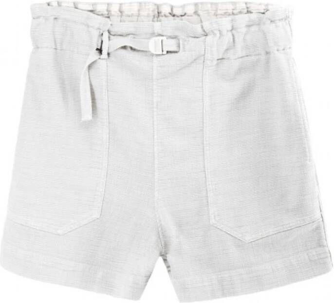 White Sand Shorts Jane Con Coulisse Wit Dames