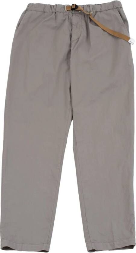 White Sand Slim-fit Trousers Grijs Heren